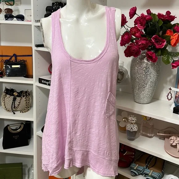 W by Wilt Lavender Racerback Sleeveless Top Small - Picture 2 of 10